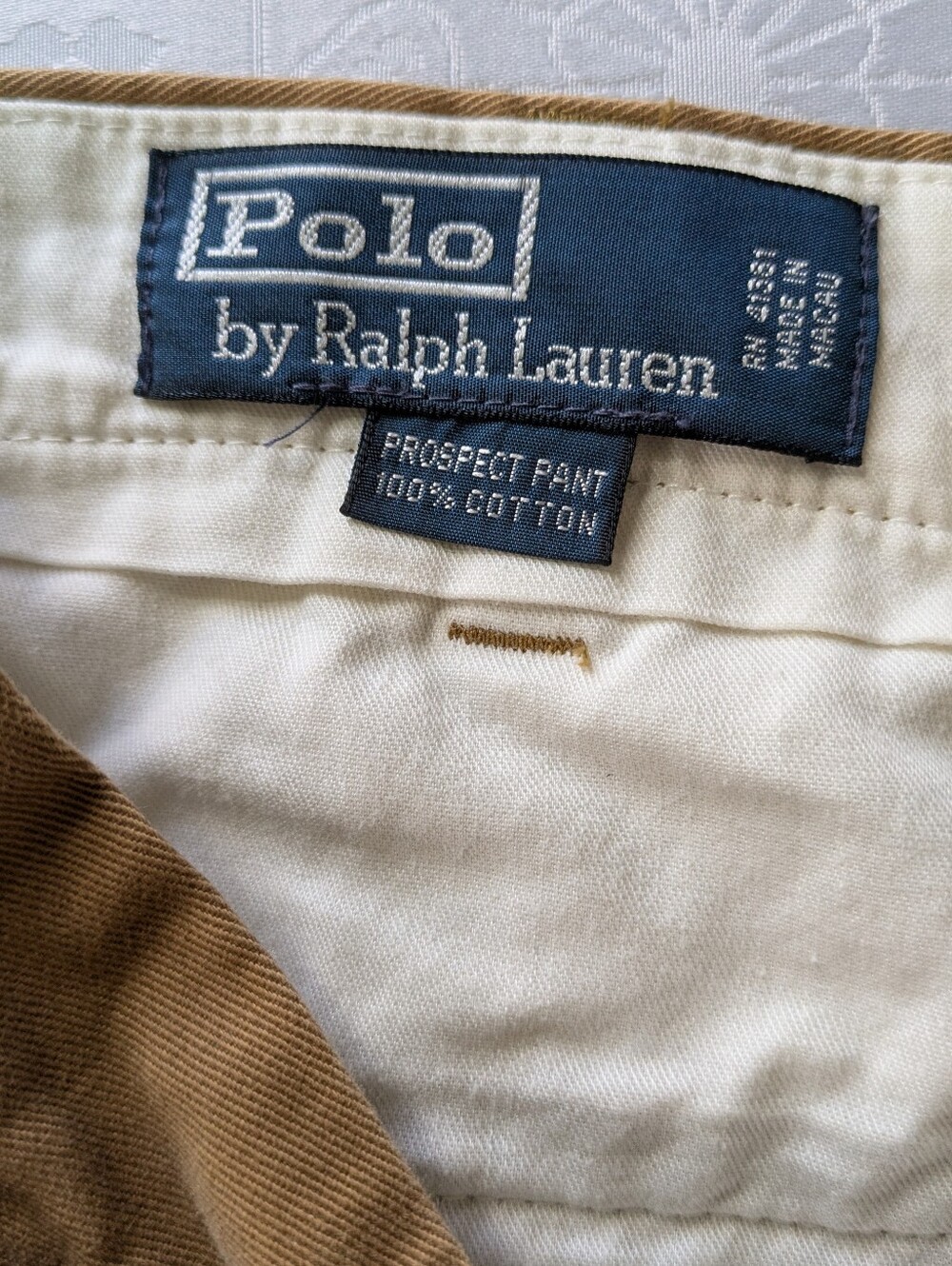 Polo By Ralph Lauren Tan Prospect Chino Pants 36 X 34 - Picture 4 of 5